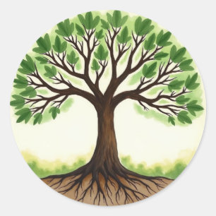 Sticker Rond Tree of Life