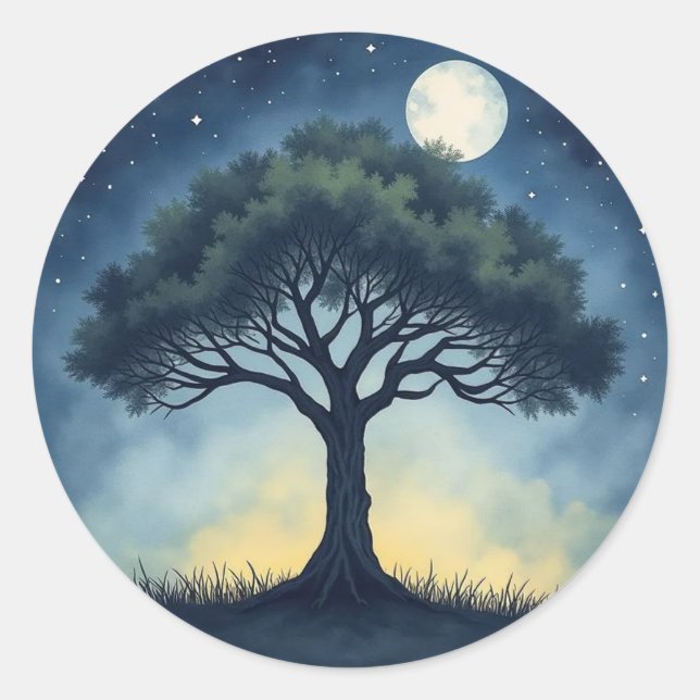 Sticker Rond Tree of Life (Devant)