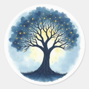 Sticker Rond Tree of Life