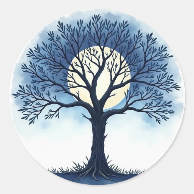 Sticker Rond Tree of Life (Devant)