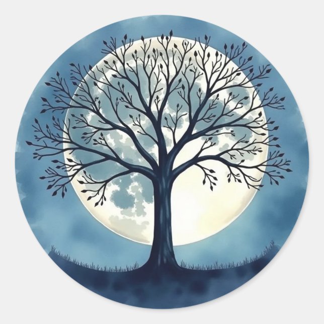 Sticker Rond Tree of Life (Devant)