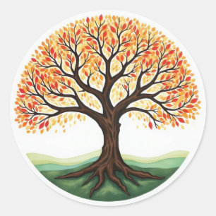 Sticker Rond Tree of Life