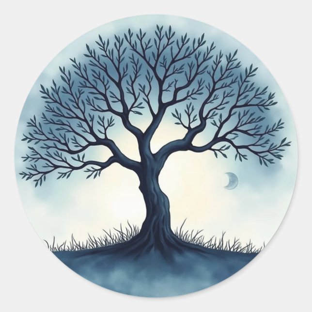 Sticker Rond Tree of Life (Devant)