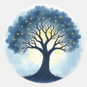 Sticker Rond Tree of Life