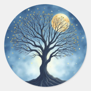 Sticker Rond Tree of Life