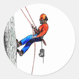 Sticker Rond Tree Surgeon Arborist