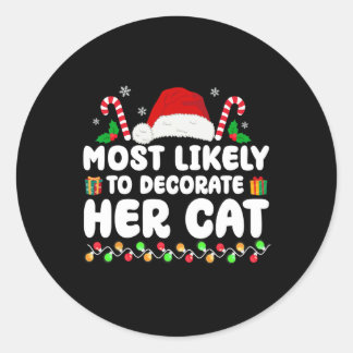 Sticker Rond Très Probable De Décorer Sa Famille Correspondante