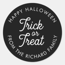Trick ou traitement Halloween personnalisé