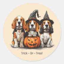 Trick Ou Treat Halloween Chiens Beagles