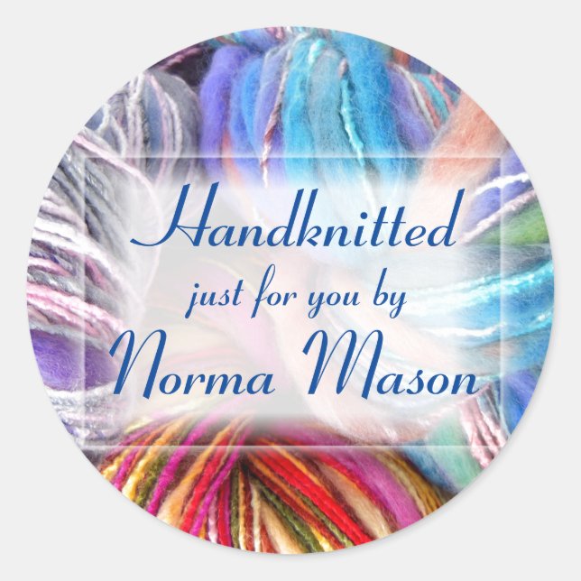 Sticker Rond tricot (Devant)