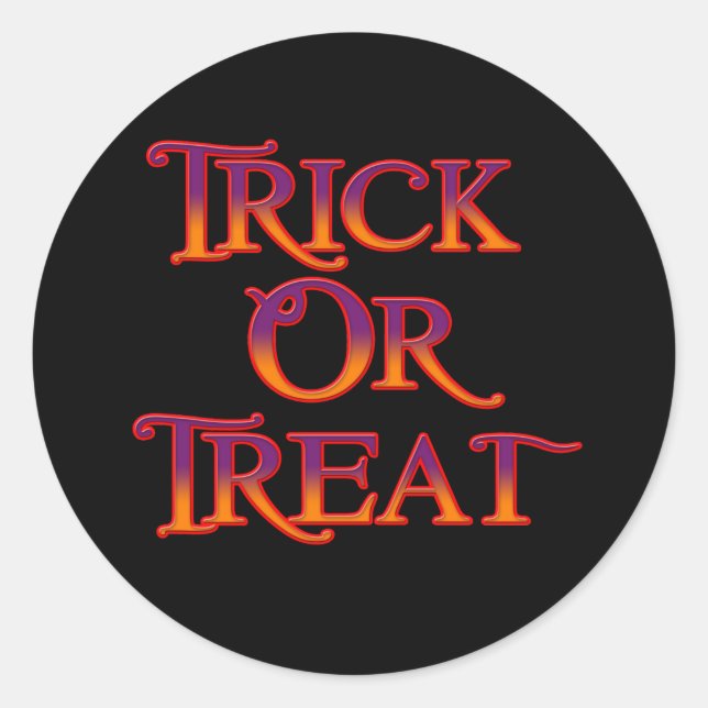 Sticker Rond Tricoter ou traiter (Devant)