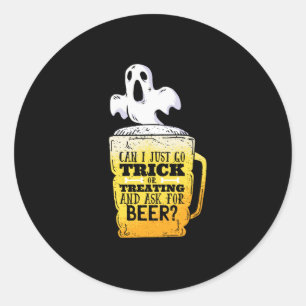 Sticker Rond Tricoter ou traiter la bière