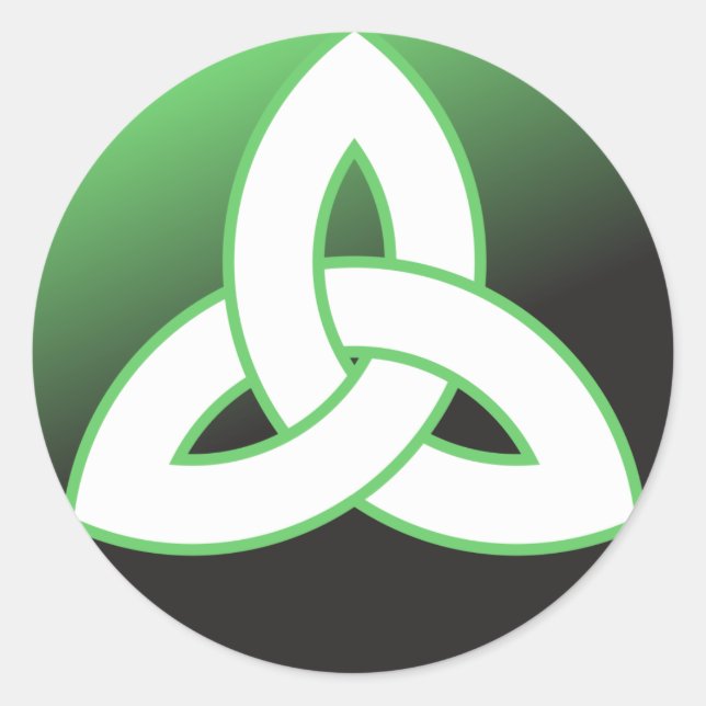 Sticker Rond Trinity Celtique (Devant)