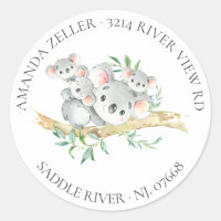 Triplets mignons Baby shower Ours Koala Retour