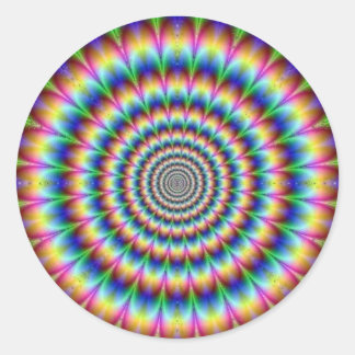 Sticker Rond Trippy