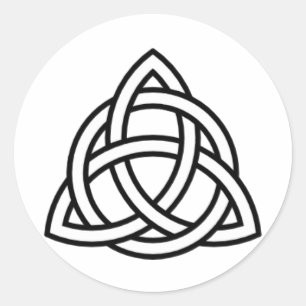 Sticker Rond Triquetra