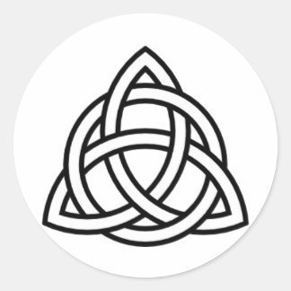 Sticker Rond Triquetra