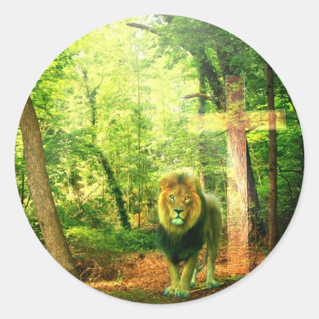 Sticker Rond Triumphant King (Devant)