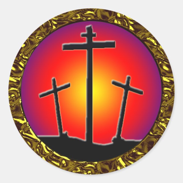 STICKER ROND TROIS TRAVERSES (Devant)