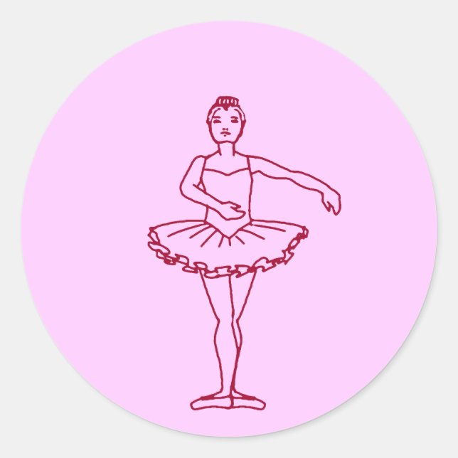 Sticker Rond Troisième position du ballon (Devant)