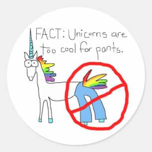 Sticker Rond Trop cool pour le pantalon
