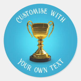 Sticker Rond Trophée