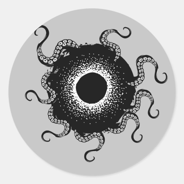 Sticker Rond trou noir (Devant)