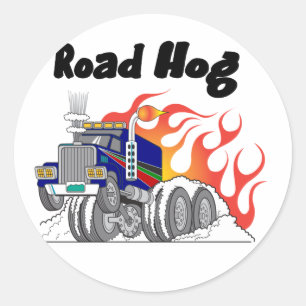 Sticker Rond Trucker