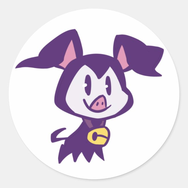 Sticker Rond Truffes (Devant)