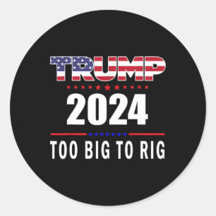 Sticker Rond Trump 2024 Citation amusante de Trump 1