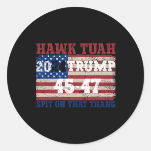 Sticker Rond Trump 2024, Parodie De L'Élection De Thang