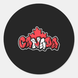 Sticker Rond Trump Devrait Transformer Le Canada En Une Partie