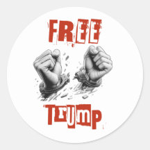 Trump libre - menottes