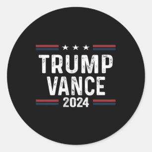 Sticker Rond Trump Meilleure Couverture Que 5g Pouvez-Vous Nous