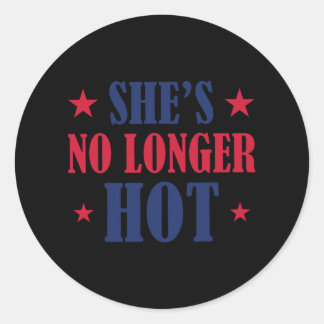 Sticker Rond Trump n'est plus une Trump