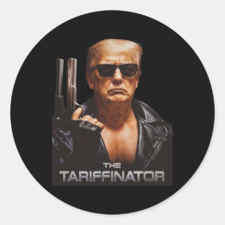 Sticker Rond Trump Tarifinator Jour de libération Tarif hommes