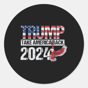 Sticker Rond Trump - Trump - Trump - Trump