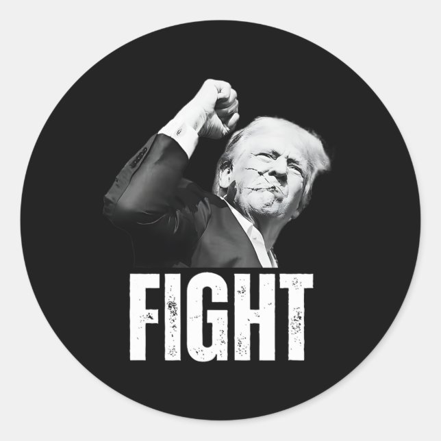 Sticker Rond Trump - Trump - Trump - Trump - Tir (Devant)
