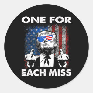 Sticker Rond Trump Un Pour Chaque Miss