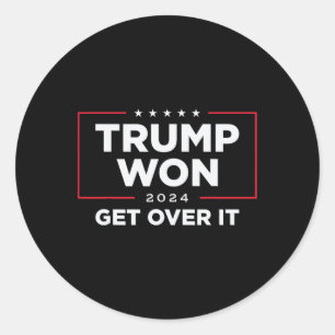 Sticker Rond Trump va le remplacer en 2024