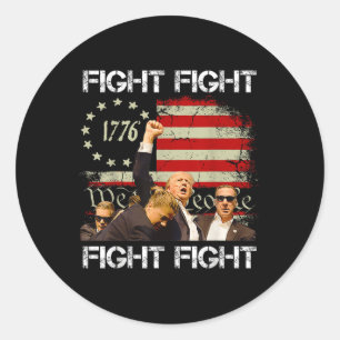 Sticker Rond Trump Vance 2024