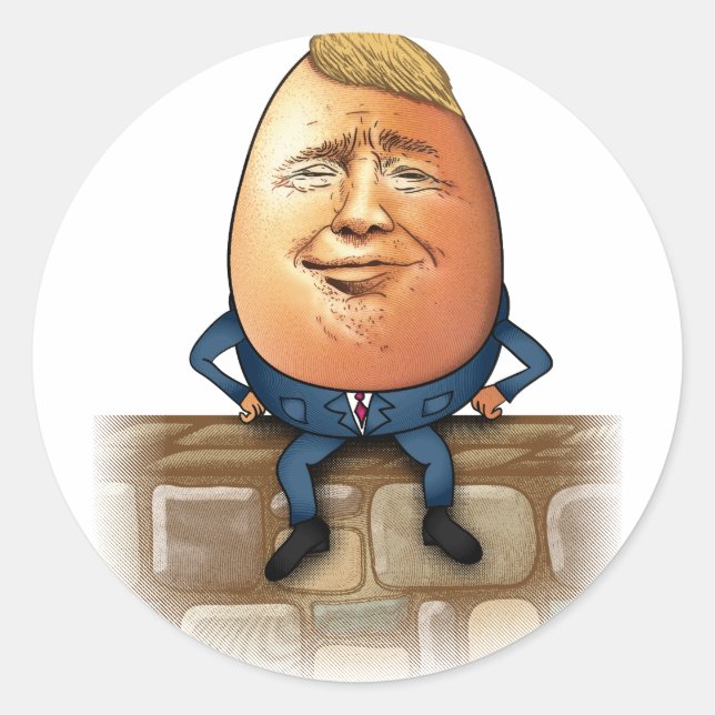 Sticker Rond Trumpty Dumpty (Devant)