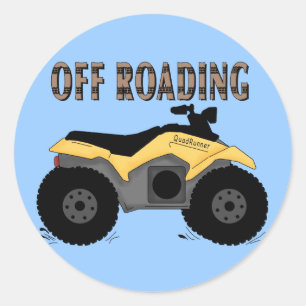 Sticker Rond Tshirts et cadeaux hors route