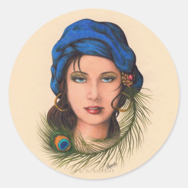 Sticker Rond Tsigante (Devant)