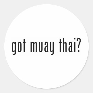 Sticker Rond tu as beaucoup de thai ?