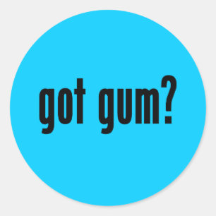 Sticker Rond tu as de la gomme ?