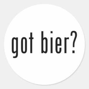 Sticker Rond tu as du bière ?