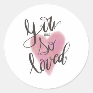 Sticker Rond Tu Es Si Amoureux