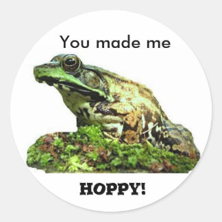 Sticker Rond Tu m'as fait...