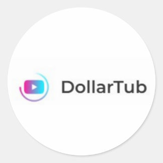 STICKER ROND TUB DOLLAR